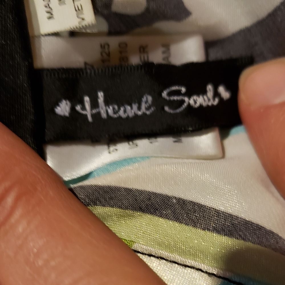 3 / $22 Heart and Soul silky high-neck halter L - Picture 11 of 15